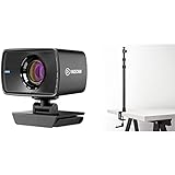 Elgato Facecam - 1080p60 Full-HD-Webcam für Videokonferenzen & Multi Mount (ausfahrbar bis 125 cm, zentrales…
