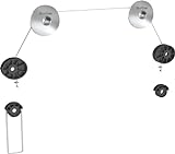 Qualgear Universal ultradünne Wandhalterung für LED TV bis zu 32-55 Zoll, schwarz