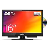 Cello C1624F 16" Full HD LED TV Integrierter DVD-Player Triple Tuner DVB-T/T2-C-S/S2 HDMI USB 230V „Pitch…