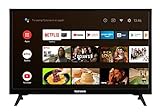 TELEFUNKEN D24H550X2CW 24 Zoll Fernseher/Android Smart TV (HD-Ready, HDR, Triple-Tuner, Bluetooth) [2023],…