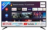 RCA RS32H2 Android Smart TV 32 Zoll (80 cm) mit Google Assistant, Chromecast, Netflix, Prime Video,…