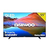 DAEWOO Smart TV 55DM62QA 55'' 4K UHD QLED Android 11 E schwarz