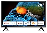 DYON Smart 24 XT 60 cm (24 Zoll) Fernseher (HD Smart TV, HD Triple Tuner (DVB-C/-S2/-T2), Prime Video,…