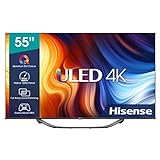 Hisense 55U71HQ 139cm (55 Zoll) Fernseher, 4K ULED HDR Smart TV, Quantum Dot,120Hz, HDMI 2.1, Game Mode,…