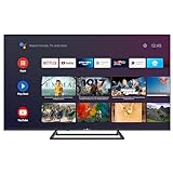 SMART TECH Smart TV, 43 Zoll FHD, Android TV, Wi-Fi, DVB-T2/C/S2, HbbTV, Netflix, YouTube, Dolby Audio,…