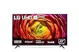 LG 43UR74006LB 109 cm (43 Zoll) UHD Fernseher (Active HDR, 60 Hz, Smart TV) [Modelljahr 2023], Dark…