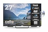 Cello CTRAV-27TZF 27-Zoll Smart LED 12V Traveller TV/DVD mit Tizen OS von Samsung, Pitch Perfect Lautsprecher,…