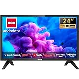 RCA Smart TV 24 Zoll(60cm) Fernseher Android TV HD Ready Triple Tuner Dolby Audio Google Play Store…