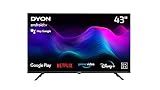 DYON Movie Smart 43 AD-2 108 cm (43 Zoll) Android TV (FHD, HD Triple Tuner, Prime Video, Netflix, Google…