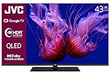 JVC Google TV 43 Zoll QLED Fernseher (4K UHD Smart TV, HDR Dolby Vision, Dolby Atmos, Triple-Tuner)…