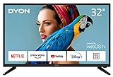 DYON Smart 32 X-EOS 80 cm (32 Zoll) Smart TV (HD, HD Triple Tuner (DVB-C/-S2/-T2), App Store, Prime…