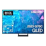 Samsung QLED 4K Q70C 55 Zoll Fernseher (GQ55Q70CATXZG, Deutsches Modell), Quantum Prozessor 4K, Motion…