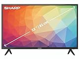 SHARP LED Fernseher 81cm 32" HD Ready Android TV™ DVB-S2, DVB-T2, DVB-C, 2X USB, 2X HDMI