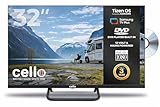 Cello CTRAV-32TZF 32" Smart er LED 12V Traveller TV/DVD mit Tizen OS von Samsung, Pitch Perfect Lautsprecher,…