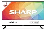 SHARP 40FG6EA Android Smart TV 102 cm (40 Zoll), Sprachsteuerung per Google Assistant, Chromecast, Bluetooth,…