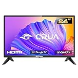 CRUA Smart Fernsehen 24 Zoll(60cm) Fernseher Android TV HD Ready Triple Tuner Dolby Audio Google Play…