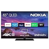 Nokia 65 Zoll (164 cm) QLED 4K UHD Fernseher Smart Android TV (HDR10, DVB-C/S2/T2, Netflix, Prime Video,…