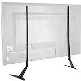 VIVO Extra großer TV-Ständer für LCD-Flachbildschirme von 27 bis 85 Zoll (27 bis 215,9 cm), Halterung…