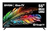 DYON iGoo-TV 55U 139cm (55 Zoll) Google TV (4K UHD, HD Triple Tuner, Prime Video, Netflix, Google Play…