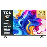 TCL C641 QLED 4K UHD Fernseher 43 Zoll (108cm), 120 Hz Gaming, HDR10+, Dolby Vision, Dolby Atmos, Smart…