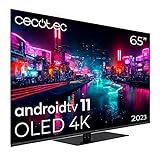 Cecotec TV OLED 65" Smart TV Z1 -Serie ZOU10065. 4K UHD, Android 11, Frameless Design, MEMC, Dolby Vision…