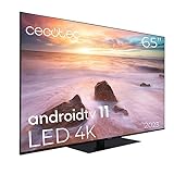 Cecotec Fernseher LED 65" Smart TV A2 Series ALU20065Z. 4K UHD, Android 11, Frameless, Zentralspeana,…