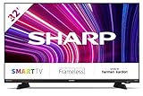 SHARP 32EF6E Smart TV 81cm (32 Zoll), 3X HDMI, 2X USB, Dolby Audio, Active Motion 200