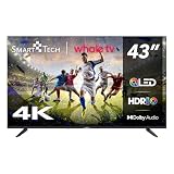 Smart Tech 43QH02V, 43 Zoll (108 cm) UHD-QLED Smart-Fernseher, YouTube, Netflix, Prime Video, Disney+,…