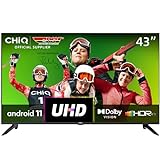 CHIQ 43 Zoll (108 cm) Fernseher,U43H7A,UHD Smart TV,Android 11,WiFi,Bluetooth,Play Store,Dolby Vision,…