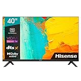 Hisense 40A4EG 101cm (40 Zoll) Fernseher Full HD Smart TV, Triple Tuner DVB-T2 / T/C / S2 / S, Works…