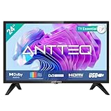 Antteq AB24F1D Fernseher 24 Zoll (TV 60 cm), 720p, Dolby Audio, LED, Triple Tuner DVB-C / T2 / S2, CI+,…