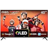 CHIQ TV L40QH7G 40 Zoll QLED TV, HDR10, Rahmenloses Design, Google TV, Google Assistant, Chromecast…