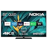 Nokia 55 Zoll (139 cm) QLED 4K UHD TV Smart Android TV (DVB-C/S2/T2, Netflix, Prime Video, Disney+)…