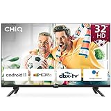CHiQ Fernseher,32 Zoll, 720p, Smart TV,Android11,HDR,WiFi,Bluetooth,Google Assistant,Chromecast,Netflix,Prime…