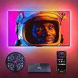 Lytmi Fantasy TV LED Hintergrundbeleuchtung – Essential Kit mit Neo 2 Sync Box & TV Ambient Lighting…