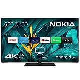 Nokia 50 Zoll (126cm) QLED 4K UHD Fernseher Smart Android TV (WLAN, Triple Tuner DVB-C/S2/T2, Android…