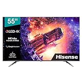 Hisense 55E76GQ QLED 139cm (55 Zoll) Fernseher (4K QLED, Smart TV, Triple Tuner, HDR 10,+ decoding,…