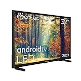 Cecotec TV LED 32" Smart TV A Series ALH00032NS. HD-Auflösung, Android 11, Chromecast integriert, Sprachassistent,…