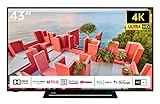 TOSHIBA 43UK3163DG 43 Zoll Fernseher/Smart TV (4K UHD, HDR Dolby Vision, Dolby Atmos, LED, Triple-Tuner,…