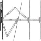 TV-Wandhalterung, schwenkbar, neigbar, extra flach, 165 cm (65") bis 30 kg (00220849)