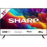 Sharp 55FJ2E LED-Fernseher (139 cm/55 Zoll, 4K Ultra HD, Smart-TV, Roku TV nur in Deutschland verfügbar,…
