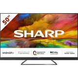 Sharp 4T-C50EQx LED-Fernseher (126 cm/50 Zoll, 4K Ultra HD, Android TV, Smart-TV)