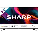 Sharp 4T-C55GLx LED-Fernseher (139 cm/55 Zoll, 4K Ultra HD, Google TV, Smart-TV, Dolby Atmos, Dolby…