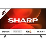Sharp 2T-C40FHx LED-Fernseher (101 cm/40 Zoll, Full HD, Android TV, Smart-TV, Frameless, 3X HDMI, 2X…