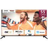 CHiQ U55H7C LED-Fernseher (139,00 cm/55 Zoll, 4K Ultra HD, Smart-TV, Google Assistant, Netflix, Dolby…