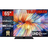 Telefunken D65V950M2CWH LED-Fernseher (164 cm/65 Zoll, 4K Ultra HD, Smart-TV, Dolby Atmos,USB-Recording,Google…