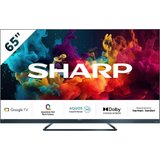 Sharp 4T-C65FQx LED-Fernseher (164 cm/65 Zoll, 4K Ultra HD, Google TV, Quantum Dot, QLED, Dolby Atmos,…