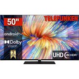 Telefunken D50V950M2CWH LED-Fernseher (126 cm/50 Zoll, 4K Ultra HD, Android TV, Smart-TV, Dolby Atmos,USB-Recording,Google…