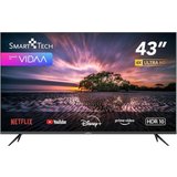 Smart Tech 43UV10V1 LCD-LED Fernseher (43 Zoll, 4K Ultra HD, Quad Core, 4K, DVB-T2/C/S2, WIFI, Dolby…