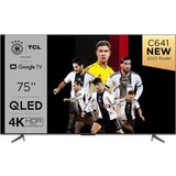 TCL 75C641X1 QLED-Fernseher (189,00 cm/75 Zoll, 4K Ultra HD, Dolby Atmos, Smart TV, Triple-Tuner DVB-T2/S2/C,…
